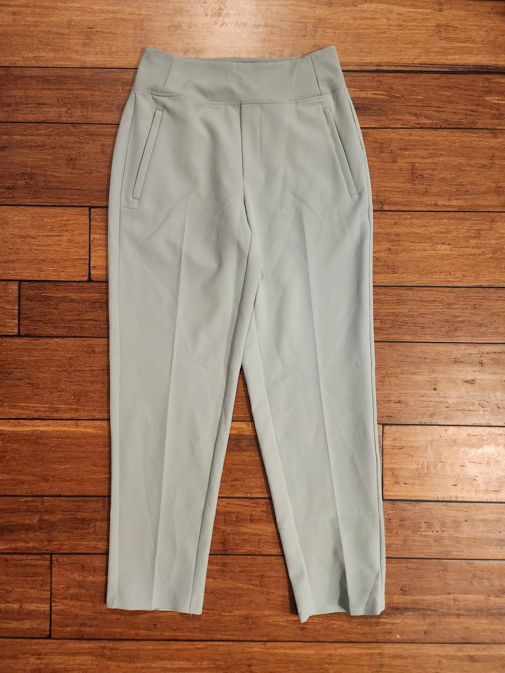 Athleta High-Waist Straight Leg Pants - Light Sage Seafoam Size 0
